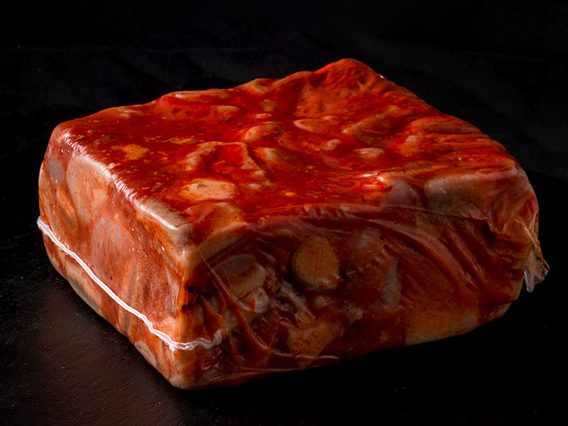 Callos cocinados picantes
