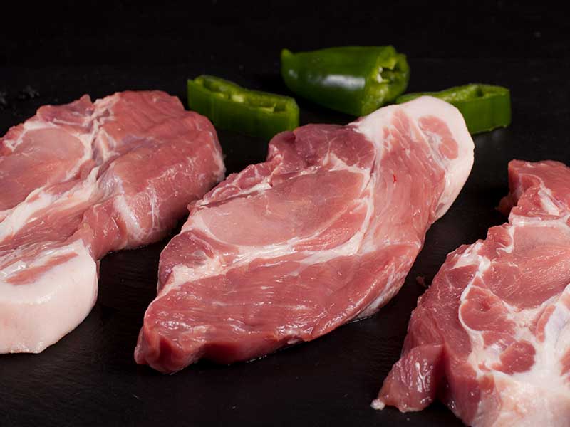 Chuletas de Aguja de Cerdo