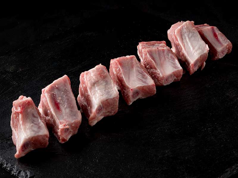 Costilla de cerdo fresca