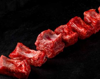 Costilla de cerdo adobada troceada