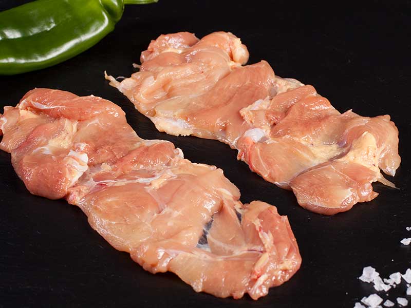 Filetes de Contramuslo de Pollo de Corral
