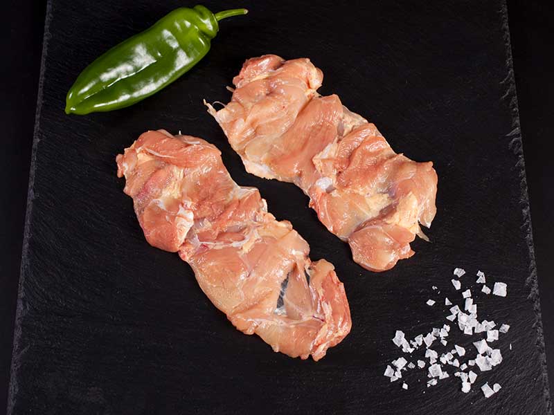 Filetes de Contramuslo de Pollo de Campo