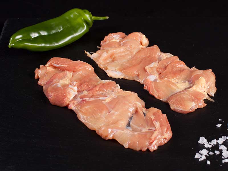Filetes de Contramuslo de Pollo de Campo