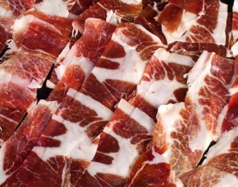 Jamón Ibérico de Cebo cortado