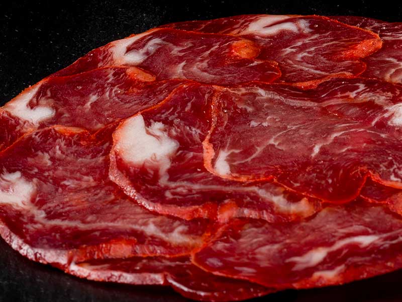 Lomo ibérico de cebo cortado