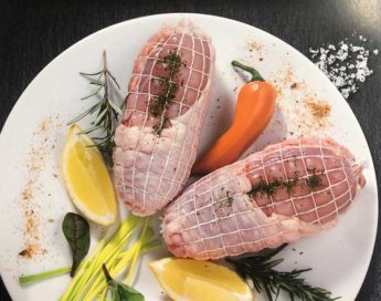Muslos de pollo rellenos