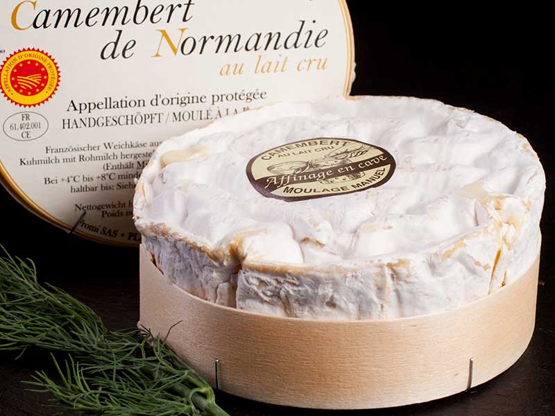 Queso Camembert de leche cruda D.O.
